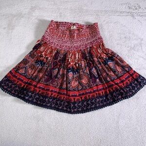 Hollister Multicolor Boho Mini Skirt